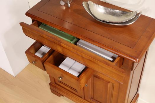 Petit buffet Maria-josée réalisé en Merisier Massif de style Louis Philippe 