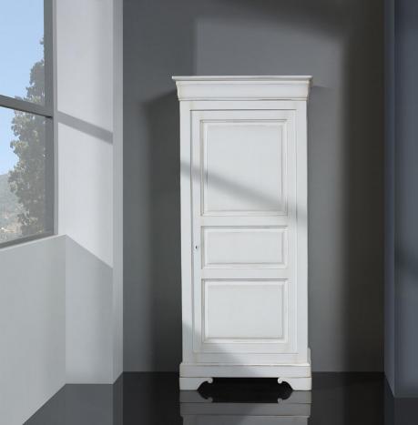 Armoire ou Bonnetière 1 porte Clémence réalisé en merisier massif de style Louis Philippe