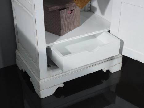 Armoire ou Bonnetière 1 porte Clémence réalisé en merisier massif de style Louis Philippe