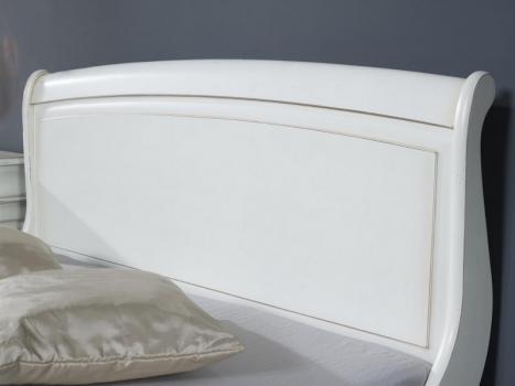 Lit Clémence de style Louis Philippe réalisé en Merisier Massif COUCHAGE 140*190 