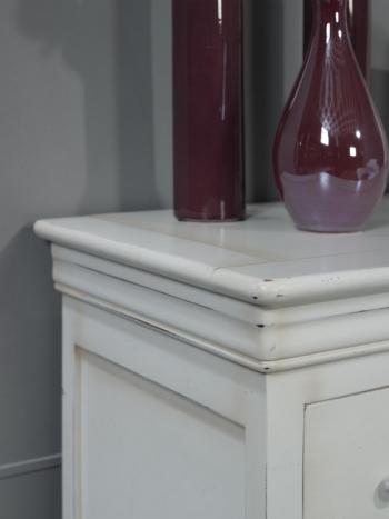 Commode 3 tiroirs Clémence réalisée en Merisier Massif de style Louis Philippe 