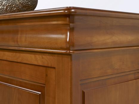 Buffet 2 portes 3 tiroirs Anna réalisé en merisier massif de style Louis Philippe