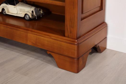 Meube TV gabriel 16/9eme en Merisier Massif de style Louis Philippe Longueur 120 cm