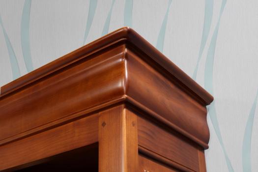 Bibliothéque Béatrice réalisée en Merisier Massif de style Louis Philippe 