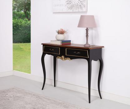 Console Anne-Luce réalisée en Merisier de style Louis XV SEULEMENT 1 DISPONIBLE