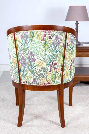 Fauteuil Giséle réalisé en Frêne Massif de style Louis Philippe 