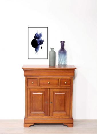 Petit buffet Maria-josée réalisé en Merisier Massif de style Louis Philippe Légèrement Patiné SEULEMENT 1 DISPONIBLE