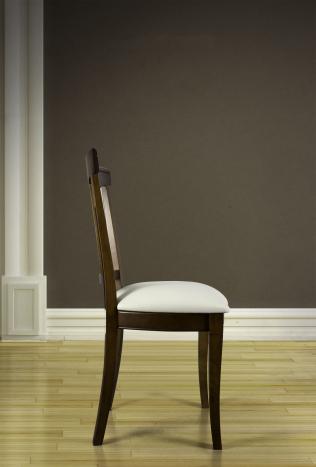 Chaise Syriel réalisée en Merisier Massif de style Louis Philippe 
