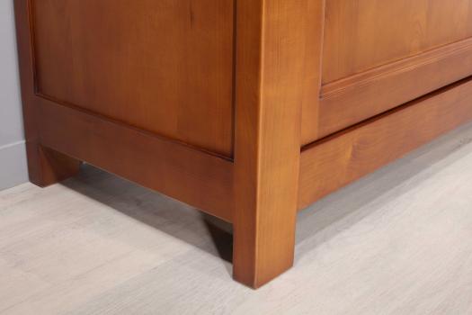 Buffet 2 portes Anne-Laure réalisée en merisier de style campagne Longueur 165  cm SEULEMENT 1 DISPONIBLE