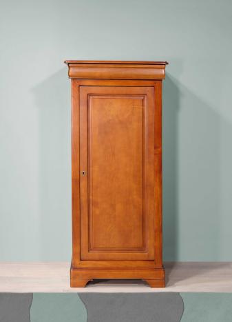 Armoire ou Bonnetière Léa réalisée en Merisier Massif de style Louis Philippe  Profondeur 60 cm