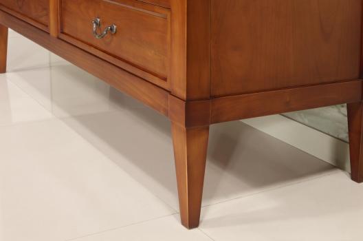 Commode 6 tiroirs Apolline réalisée en merisier de style Directoire 