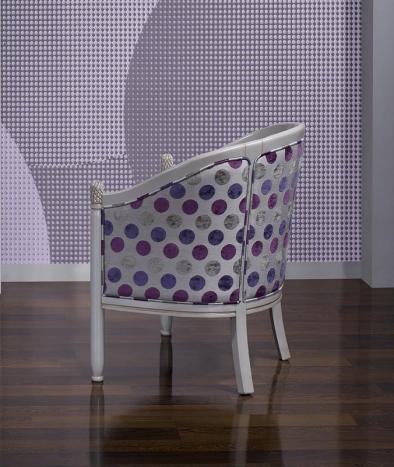Fauteuil Cabriolet Elena réalisé en Hêtre Massif de style Louis Philippe