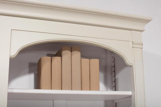 Bibliothèque Caroline réalisée en Merisier Massif de style directoire 