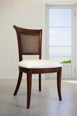Lot de 2 Chaises Ambre réalisée en Merisier de style Louis Philippe
