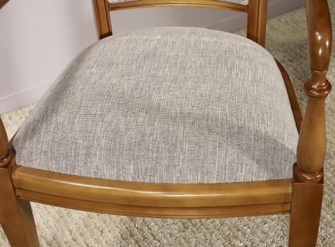 Fauteuil Pauline réalisé en Merisier Massif de style Louis Philippe 