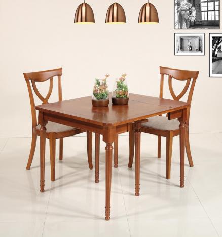 Console ou table Extensible Catherine réalisée en Merisier de style Louis Philippe 