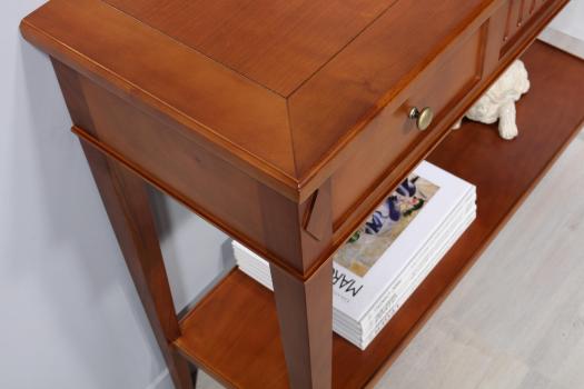 Console Leslie réalisée en Merisier de style Directoire 