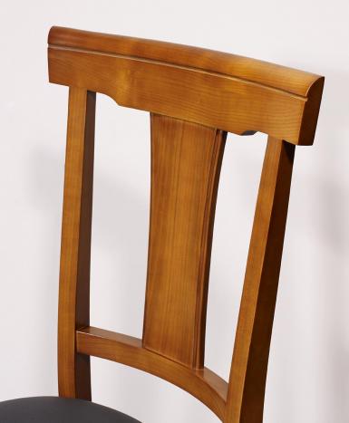 Chaise Lou réalisée en Merisier Massif de style Louis Philippe 