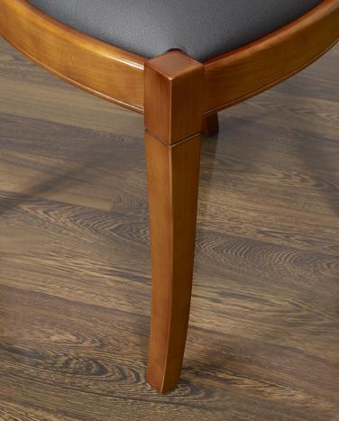 Chaise Lou réalisée en Merisier Massif de style Louis Philippe 