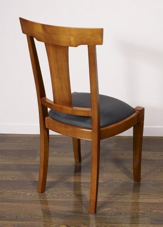 Chaise Lou réalisée en Merisier Massif de style Louis Philippe 