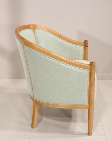 Fauteuil Cabriolet Caroline réalisé en hêtre Massif de style Louis Philippe 