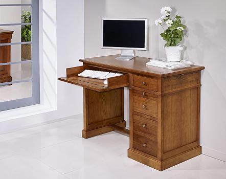 Petit Bureau Lucie réalisé en Merisier de style Louis Philippe PLATEAU MERISIER
