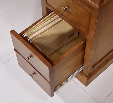Petit Bureau Lucie réalisé en Merisier de style Louis Philippe PLATEAU MERISIER