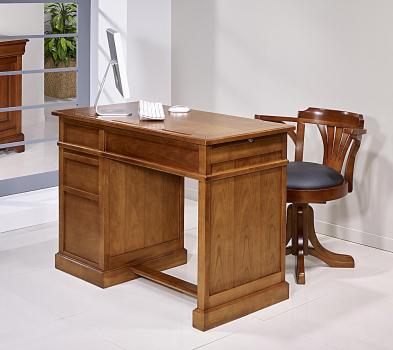 Petit Bureau Lucie réalisé en Merisier de style Louis Philippe PLATEAU MERISIER