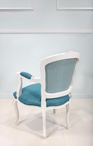 Bergère de style Louis XV réalisée en hêtre massif SEULEMENT 1 disponible