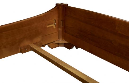 Lit Lea 160x200 en Merisier Massif de style Louis Philippe