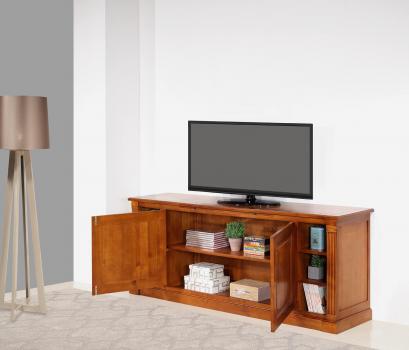 Meuble TV Lucie, réalisé en MERISIER de style Directoire 