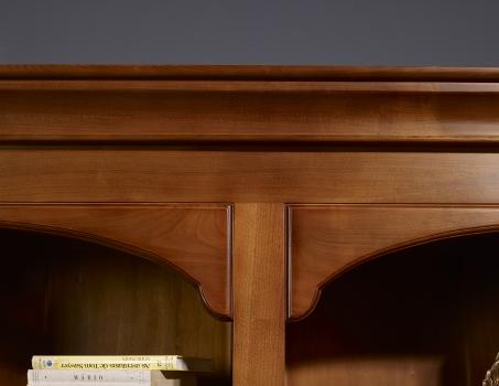 Bibliothèque Caroline réalisée en Merisier Massif de style directoire