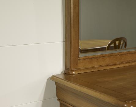 Miroir pour Buffet 3 portes en Chêne Massif de style Louis Philippe