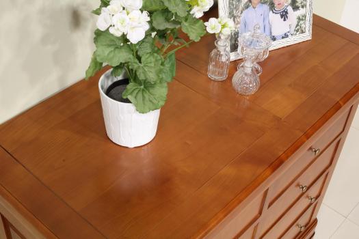 Commode 7 tiroirs réalisée en Merisier Massif de style Louis Philippe SEULEMENT 1 DISPONIBLE