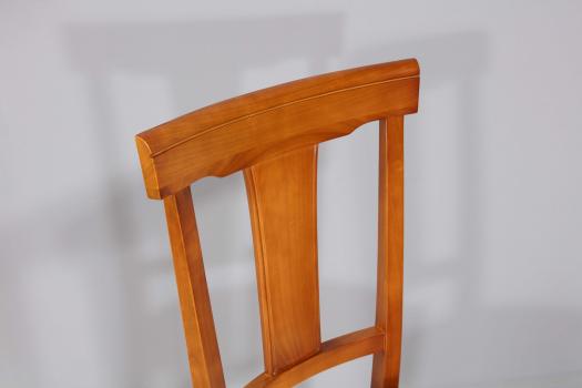 Chaise Lou réalisée en Merisier Massif de style Louis Philippe  Tissu d'ameublement