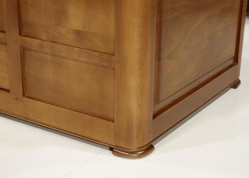 Table Basse Bar Pauline réalisée en Merisier de style Louis Philippe