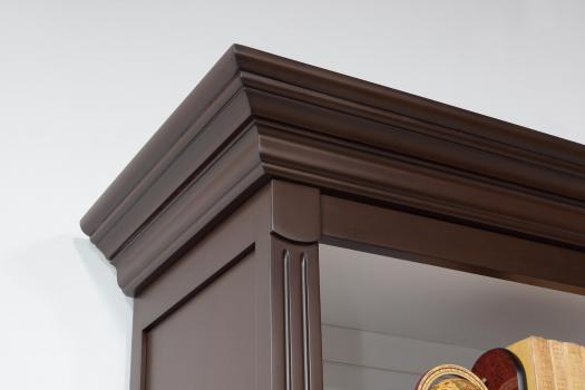 Bibliothèque Ambre réalisée en Merisier Massif de style directoire