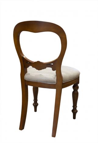 Lot de 4 Chaises en merisier massif de style Louis Philippe Sculptées main SEULEMENT 1 LOT DE DISPONIBLE