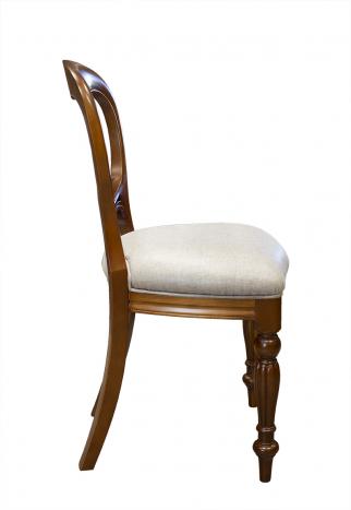 Lot de 4 Chaises en merisier massif de style Louis Philippe Sculptées main SEULEMENT 1 LOT DE DISPONIBLE