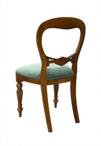 Lot de 4 Chaises  en merisier massif de style Louis Philippe Sculptées main
