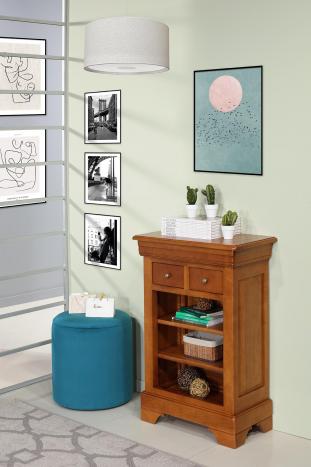 Pouf rond ou tabouret d'appoint,