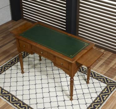 Bureau 1/2 ministre Gabriel réalisé en Merisier Massif de style Louis Philippe