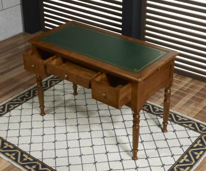 Bureau 1/2 ministre Gabriel réalisé en Merisier Massif de style Louis Philippe