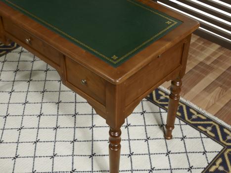 Bureau 1/2 ministre Gabriel réalisé en Merisier Massif de style Louis Philippe