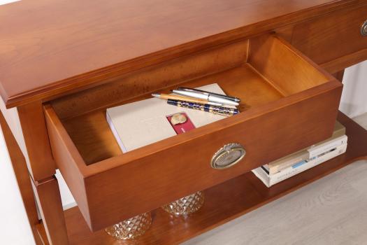 Console Mathilde réalisée en Merisier de style Directoire SEULEMENT 1 DISPONIBLE