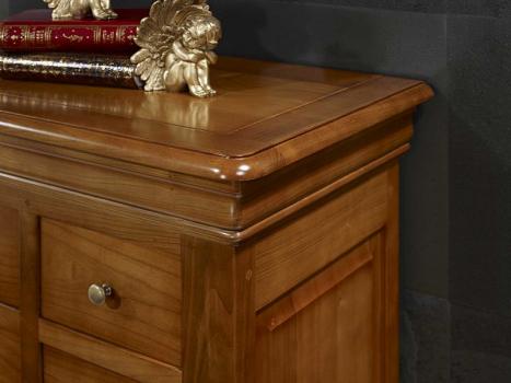 Commode 11 tiroirs Rémy réalisée en Merisier Massif de style Louis Philippe