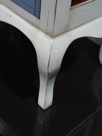 Commode ou Meuble d'entrée Delphine, réalisé en Merisier et Chataignier MULTICOLORE