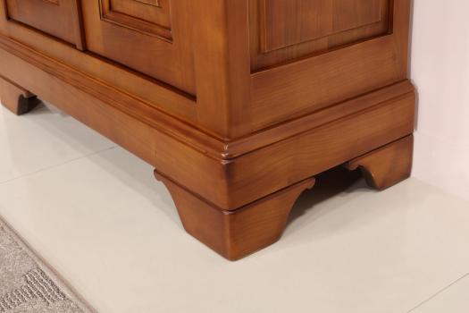 Petit buffet Maria-josée réalisé en Merisier Massif de style Louis Philippe Légèrement Patiné