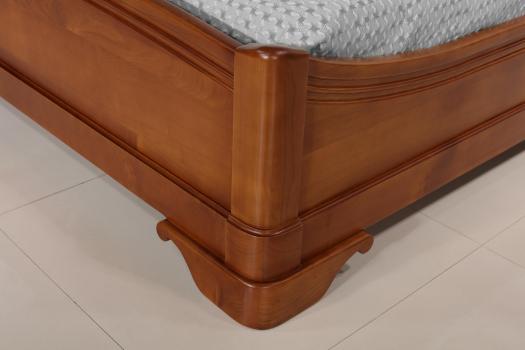 Lit Lea 160x200 en Merisier Massif de style Louis Philippe SEULEMENT 1 DISPONIBLE