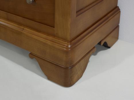 Commode 4 tiroirs Nathalie réalisée en Merisier de style Louis Philippe
